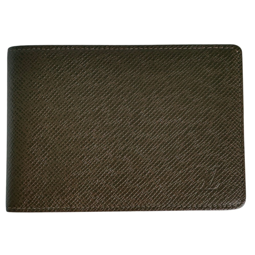 LOUIS VUITTON Louis Vuitton Taiga Leather Portefeuille 3 Volets Billfold Bi-f...